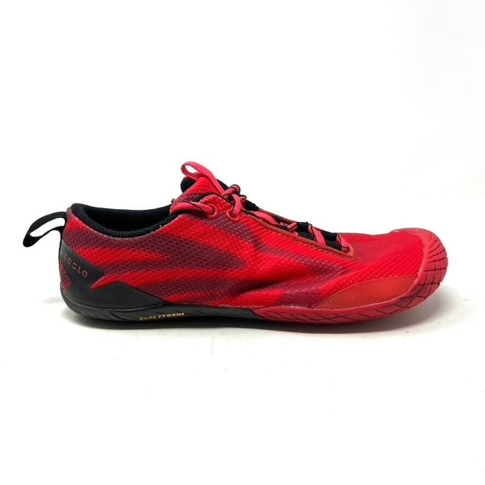 Tesla Bare Trek Mens Size 7 Red Black Barefoot Trail Running Racing Shoes BK32